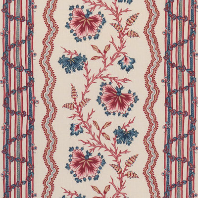 Parvati Floral Stripe Fabric