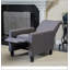 Fauteuil inclinable manuel en lin-1572612984