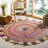Herzig Hand-Woven Flatweave Red Area Rug-235646825