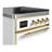 ILVE Majestic III Series 30 in. Induction Range with 4 Induction Elements (Solid Door)-124828790-124828788