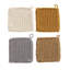 Poignée carrée en coton crocheté (chacun variera)-117659453