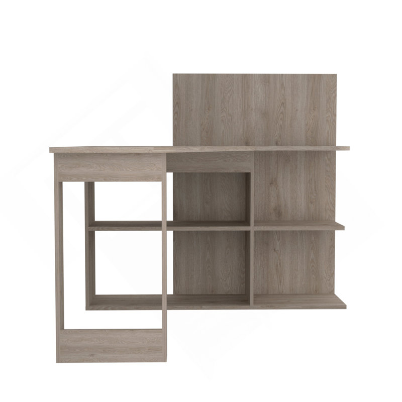 Bureau d'ordinateur Mohave, bureau, gris clair