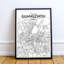 Guangzhou City Map - No Frame Print-1046294664