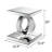 Dwala Square End Table in Mirrored