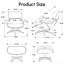 Fauteuil d'appoint pivotant avec repose-pieds-1025875400-1025875406