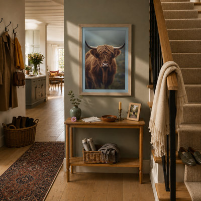 Highland Gaze Rustic - Framed Print