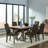 Rivera Natural Walnut Extension Dining Table