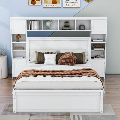 Lit plateforme avec rangement Alvinia