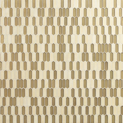 Carreau de mosaïque murale en verre brillant 10 po x 12 po Rietto Spire