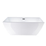 Lydia 59" x 30" Freestanding Soaking Bathtub