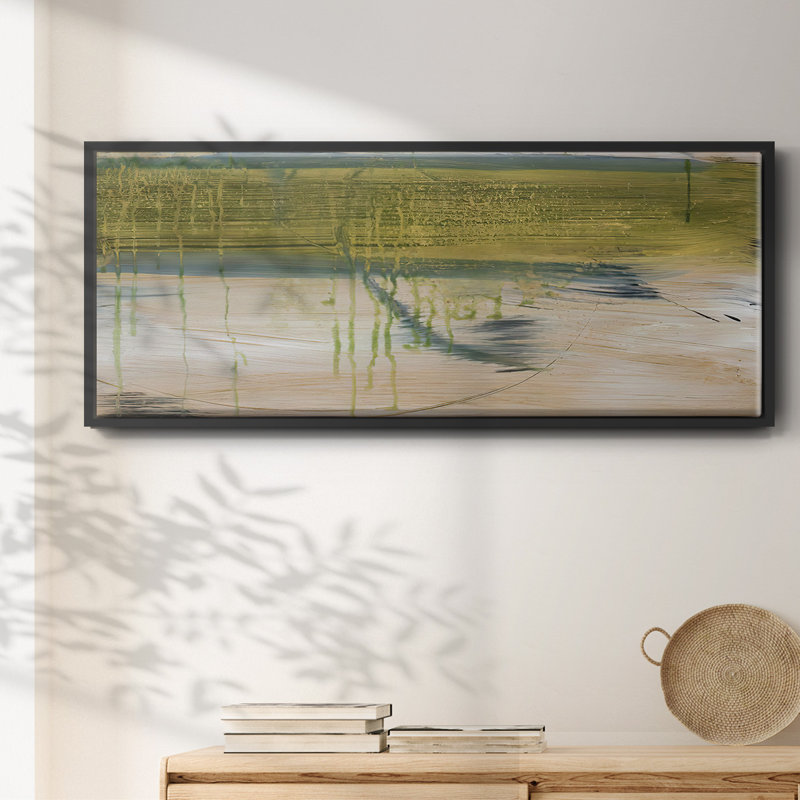 Aquatic Reflections I- Framed Canvas