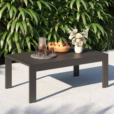 Aluminum Outdoor Patio Coffee Table