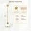Suspension 8 en 1 à 1 lumière, fini or brossé mat, abat-jour en verre transparent, petit luminaire de style campagnard pour îlot de cuisine, culot E26-337527770