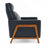 Leather Push Back Recliner