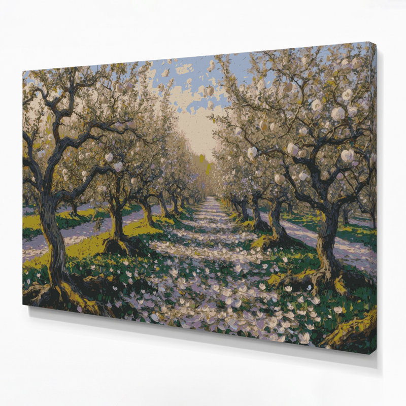 «Thanksgiving Apple vergers», art mural sur toile brune, H 11 po x l 14 po