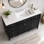 Meuble-lavabo à 6 tiroirs 2 portes et poignées argentées Highworth-733383448