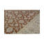 Hand-Knotted High-Quality Rust and Beige Area Rug