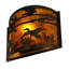 Howardwick 1 - Light Flush Mounted Sconce