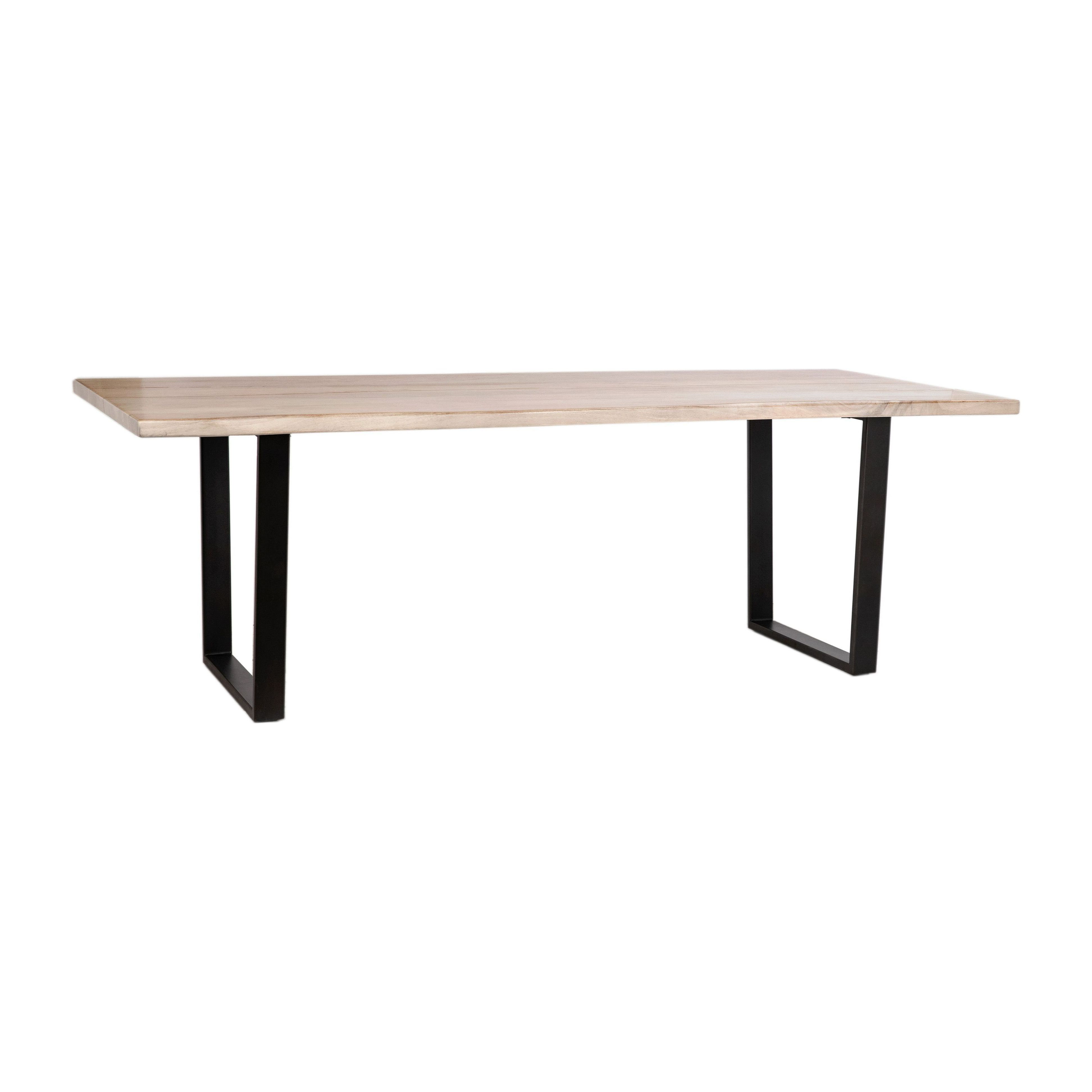 17 Stories Jhalae Solid Wood Dining Table | Wayfair