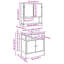 Bathroom Furniture Set With Storage 2 Pcs 60 X 30 X 60 Cm-1367585709