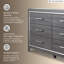 Commode double 6 tiroirs Layeska