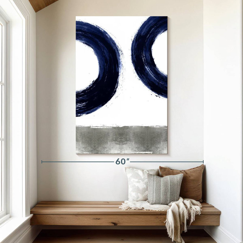 Avery Gravitate Blue II, 51" H x 34" W