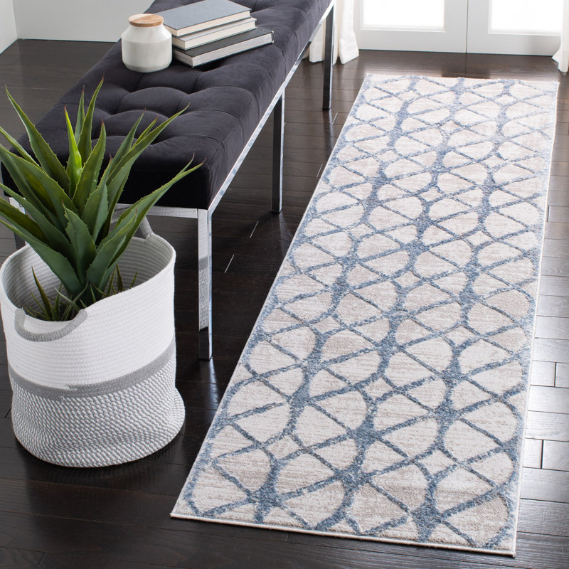 Mukul Geometric Area Rug, Runner 66 x 183cm