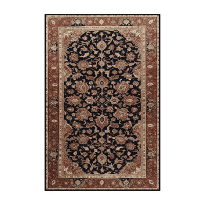 Machine Washable Persian Brown Area Rug