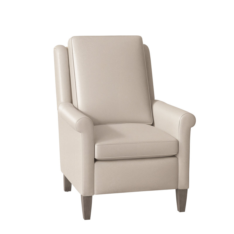 Timber Recliner, Rio Mineral Genuine Leather, Stone, Manual