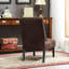 Fauteuil d'appoint contemporain sans accoudoirs avec coussin Pisano, conçu pour le confort et le style de tout espace de vie-301844416