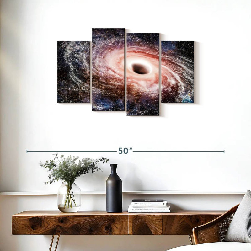 Oberle Into The Black Hole, 22"H x 36"W