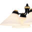 Gelsomina 4-Light Matte Black Semi-Flush Mount Light
