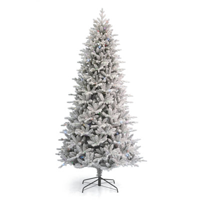 Arbre de Noël artificiel éclairé Bluffton - Comprend un sac de rangement pour arbre et une télécommande