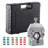 Manually Operated AC Hose Crimper Kit - Heavy Duty Hydra-Krimp Tool with 4 Dies & Portable Case