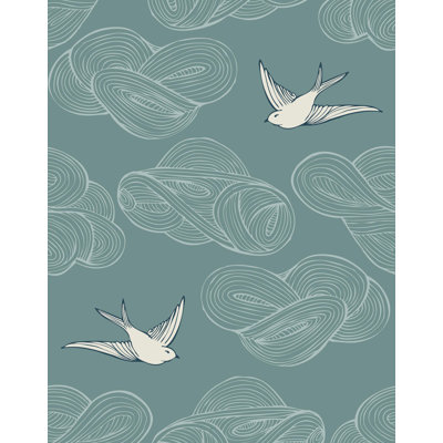 Papier peint Daydream | Ciel / pelez et collez / rouleau P&S - 27 po x 18 pi