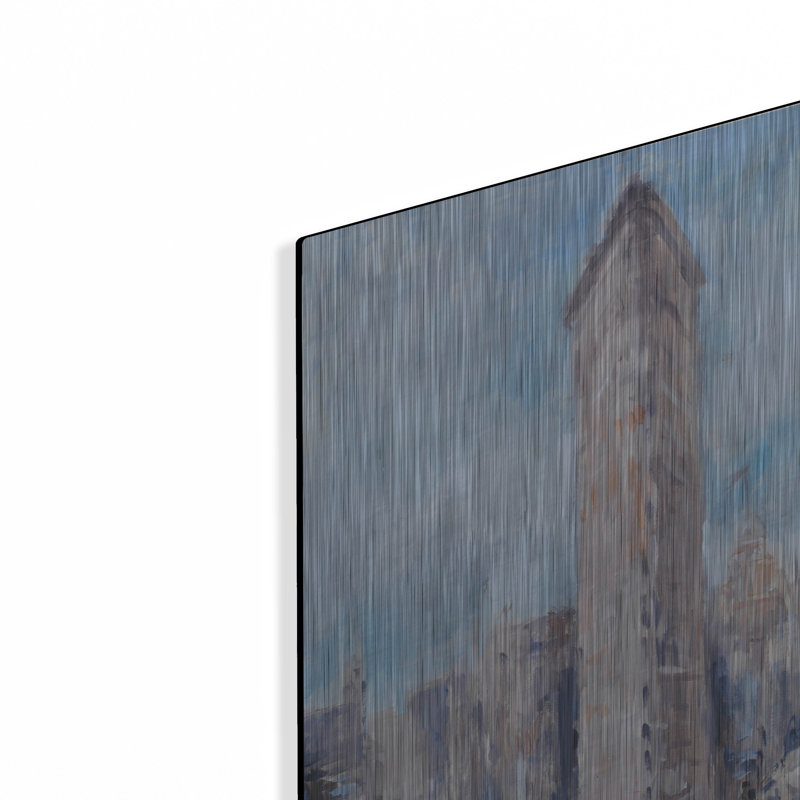 «Flatiron» par Allayn Stevens, art mural en métal, H 16 po x l 12 po