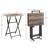 TV Trays For Eating Set Of 4 With Stand,Folding Snack Tray Table Set,Folding TV Dining Tables For Small Space