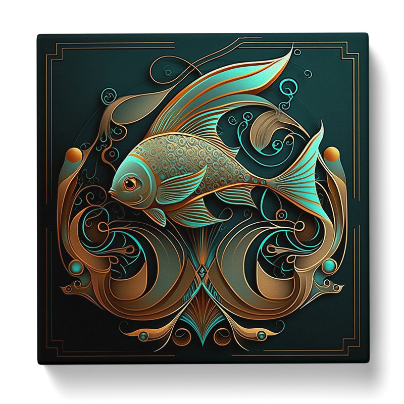 Fish Art Deco - Print