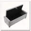 Repose-pieds 48 po avec rangement, banc de rangement pour repose-pieds-273386366