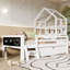 Lit maison avec échelle et tiroirs de rangement-1799651776
