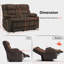 Causeuse inclinable électrique Latitude Run, chaleur et vibration-758989783