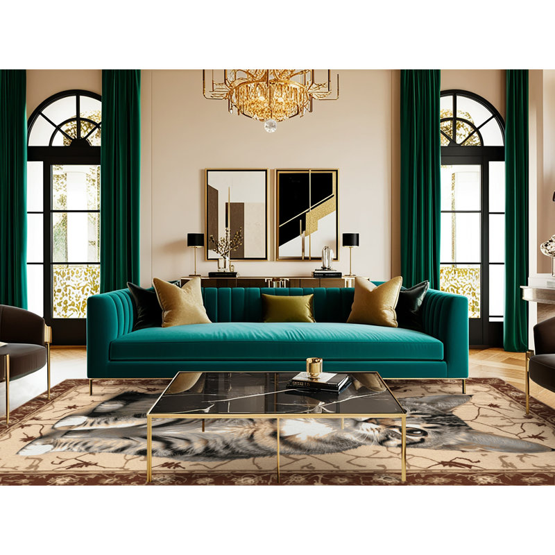 Tapis lavable Lambkin, Rectangulaire 8 pi x 10 pi