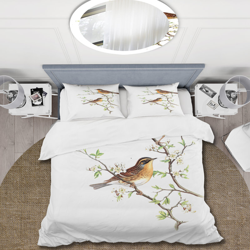 Vintage Mammals II - Ensemble de housse de couette Farmhouse - Microfibre de polyester