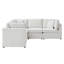 Canapé modulaire 5 pièces Chauncy