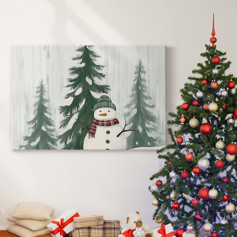 Christmas Holiday Arts - Toile tendue avec châssis XMA171654, H 8 po x l 12 po
