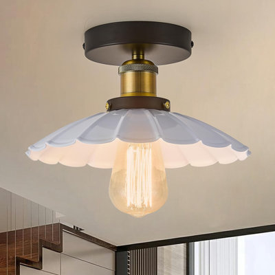 24.5Cm Industrial Aluminum Flush Mount