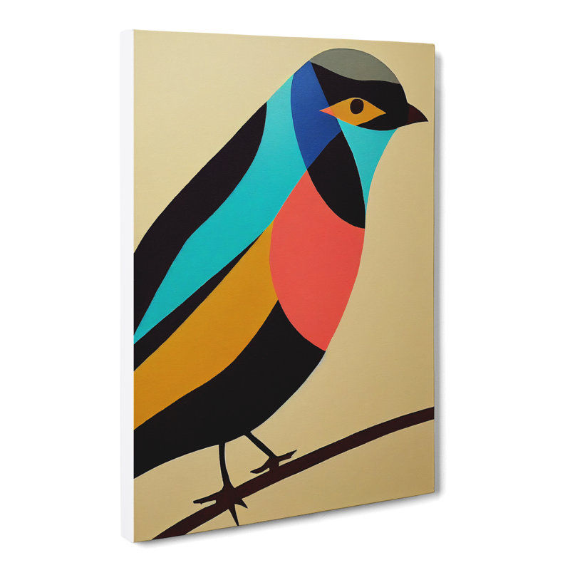 Simple Abstract Bird Vol.2 - Wall Art, 50cm H x 35cm W x 3cm D, No frame