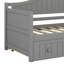 Modern Wood Daybed with Trundle Bed-482651466