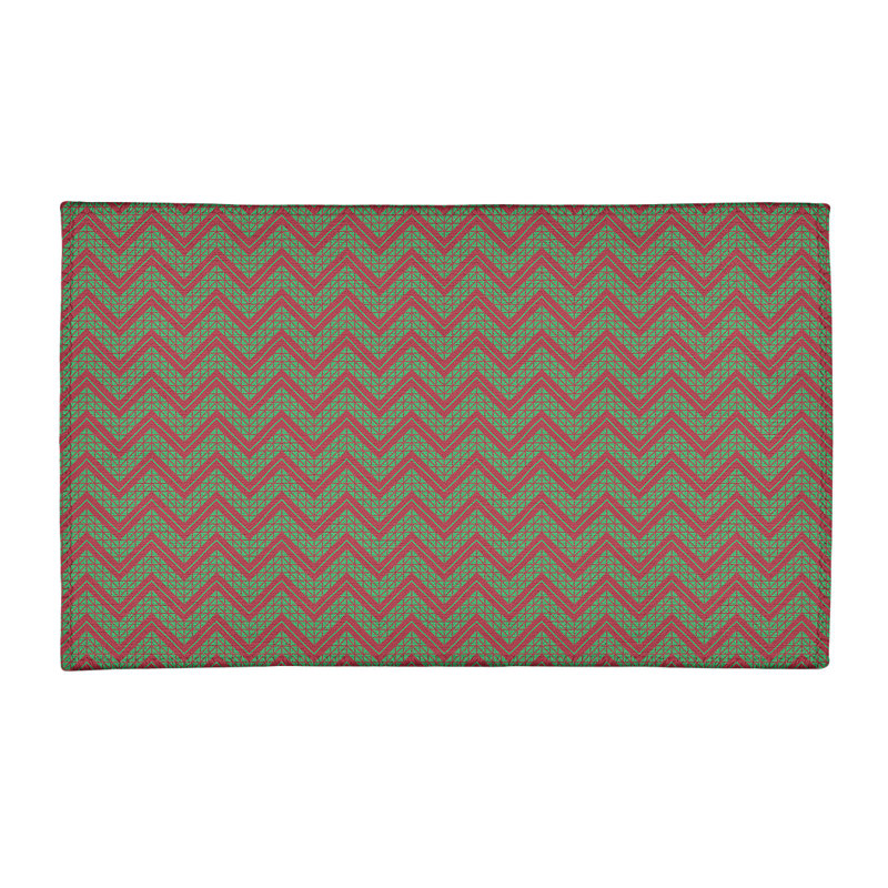 Chenille Chevron Indoor Rug, Rectangle 2' x 3'