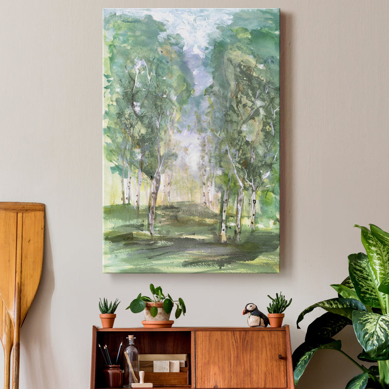 Birch Meadow - impression sur toile tendue, H 12 po x l 8 po x P 1 po